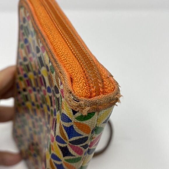 Fossil Coated Canvas & Leather Wristlet Wallet - Picture 5 of 7